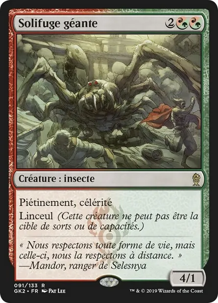 Solifuge géante, carte Magic GK2 91 — extension RNA Guild Kit
