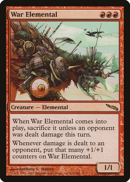 War Elemental, Magic card MRD 112 — Mirrodin set