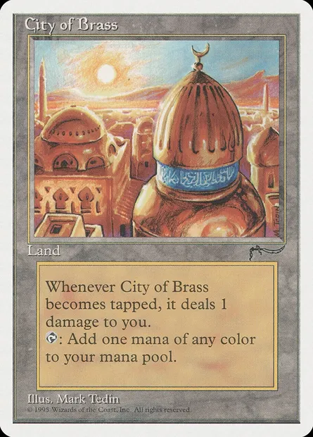 Cité d'airain, carte Magic CHR 112 — extension Chronicles