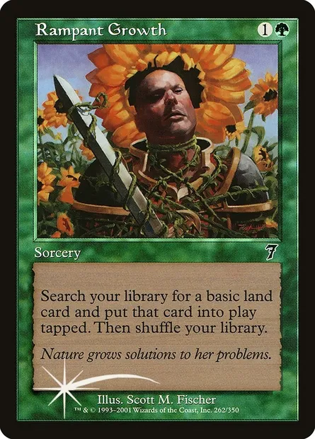 Rampant Growth, Magic card 7ED 262★ — Seventh Edition set