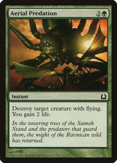 Aerial Predation, Magic card RTR 113 — Return to Ravnica set