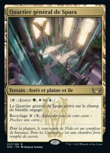 Quartier général de Spara, carte Magic SNC 257 — extension Les rues de la Nouvelle-Capenna