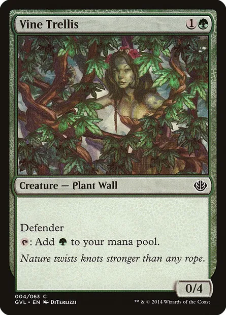 Treille, carte Magic GVL 4 — extension Duel Decks Anthology: Garruk vs. Liliana