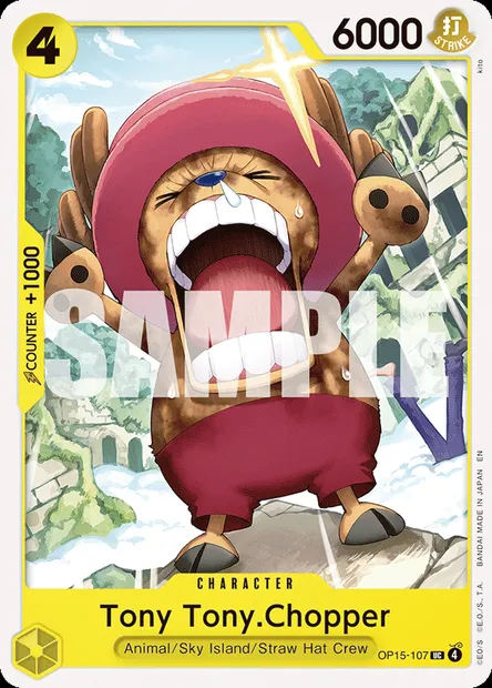 Tony Tony.Chopper, One Piece card OP15-107 — ADVENTURE ON KAMI’S ISLAND set
