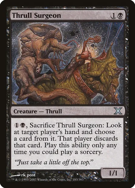 Thrull Surgeon, Magic card 10E 183 — Tenth Edition set