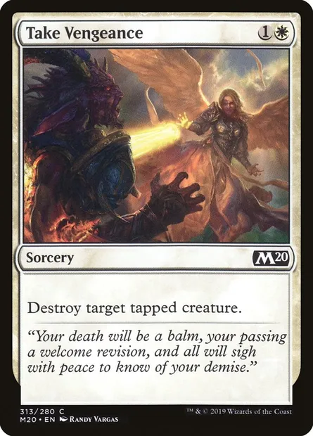 Take Vengeance, Magic card M20 313 — Core Set 2020 set