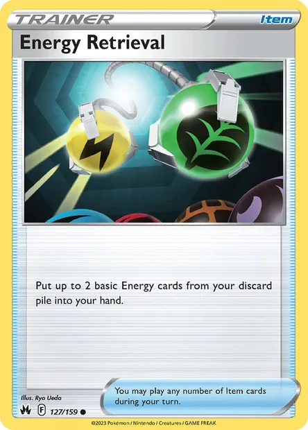 Energy Retrieval, Pokémon card CRZ 127 — Crown Zenith set