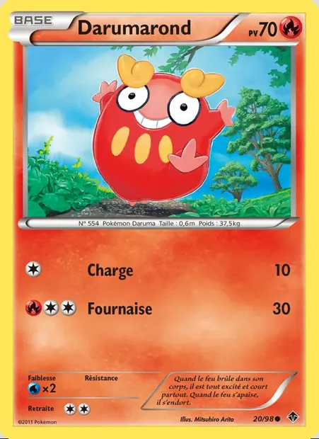 Darumarond, carte Pokémon EPO 20 — extension Pouvoirs Émergents