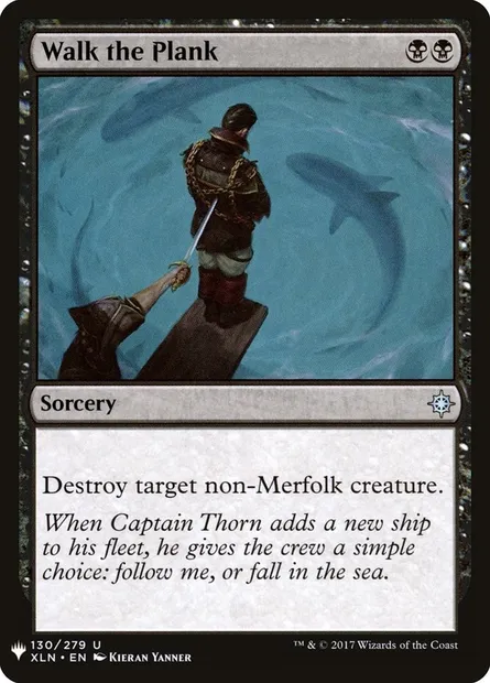 Walk the Plank, Magic card PLST XLN-130 — The List set