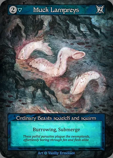 Muck Lampreys, Sorcery card ALP 109 — Alpha set