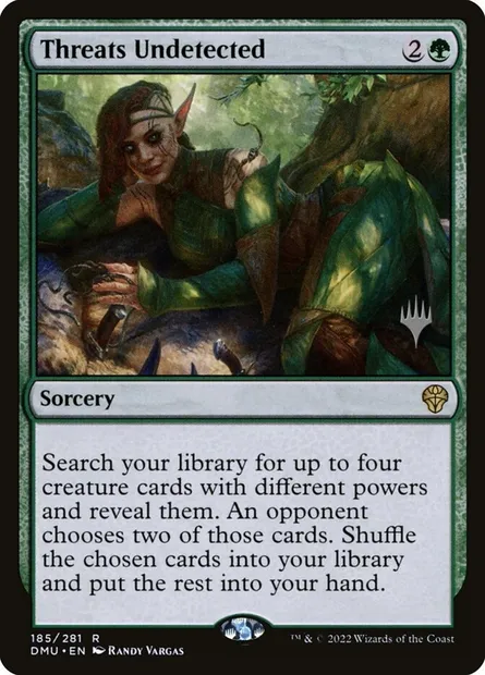 Threats Undetected, Magic card PDMU 185p — Dominaria United Promos set