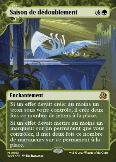 Saison de dédoublement, carte Magic WOT 52 — extension Wilds of Eldraine: Enchanting Tales
