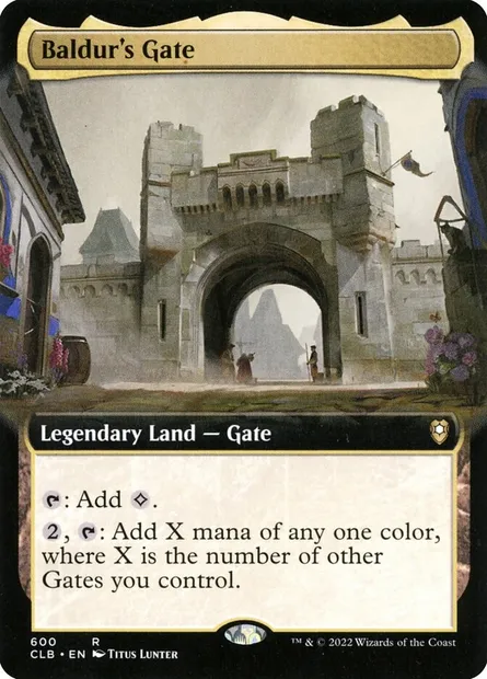 Baldur's Gate, Magic card CLB 600 — Commander Legends: Battle for Baldur's Gate set