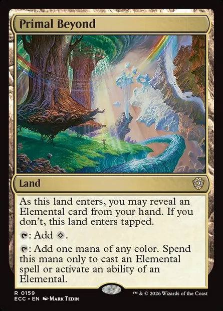 Primal Beyond, Magic card ECC 159 — Lorwyn Eclipsed Commander set