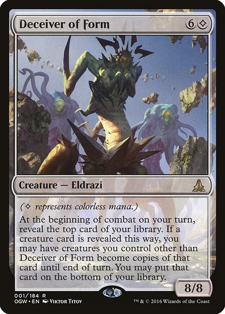 Deceiver of Form, Magic card OGW 1 — Oath of the Gatewatch set