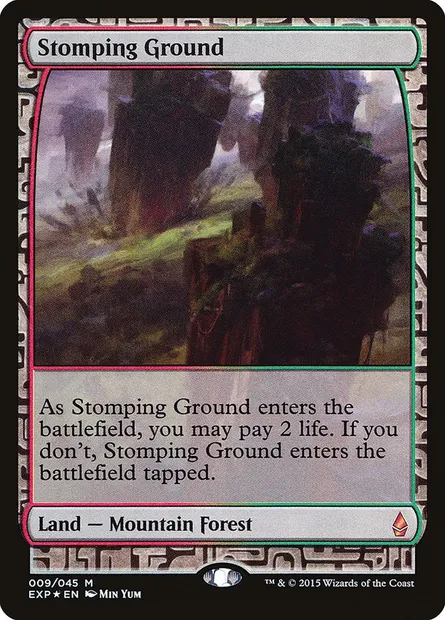 Terrain de prédilection, carte Magic EXP 9 — extension Zendikar Expeditions