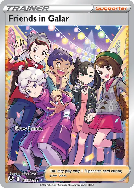 Friends in Galar, Pokémon card SIT TG23 — Silver Tempest set