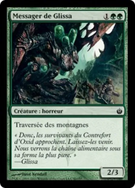 Messager de Glissa, carte Magic MBS 80 — extension Mirrodin assiégé