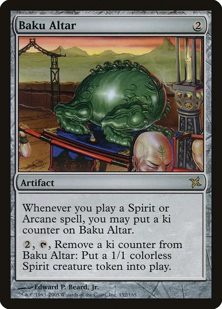 Baku Altar, Magic card BOK 152 — Betrayers of Kamigawa set