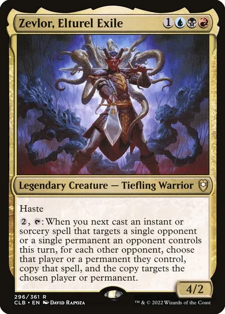 Zevlor, Elturel Exile, Magic card CLB 296 — Commander Legends: Battle for Baldur's Gate set