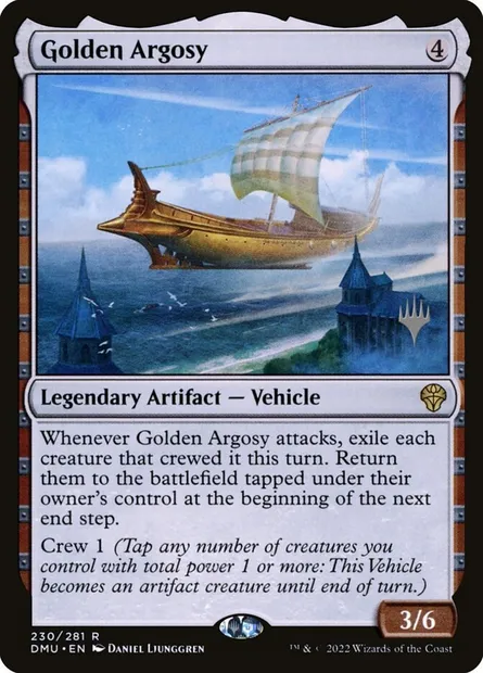 Galion Doré, carte Magic PDMU 230p — extension Dominaria United Promos