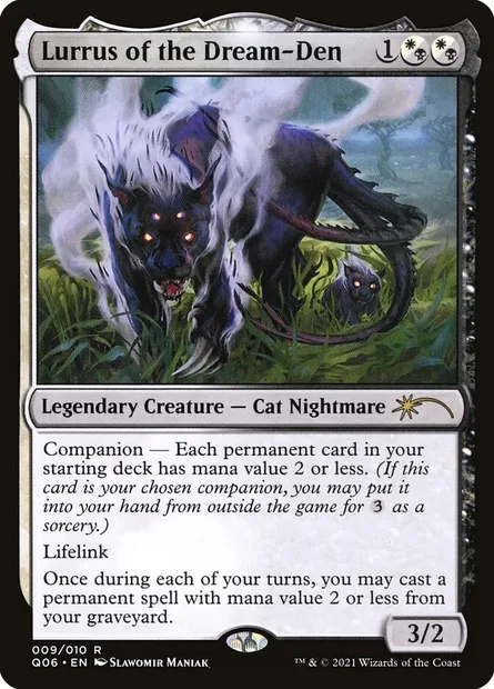 Lurrus of the Dream-Den, Magic card Q06 9 — Pioneer Challenger Decks 2021 set
