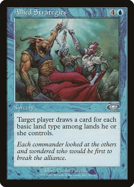 Allied Strategies, Magic card PLS 20 — Planeshift set