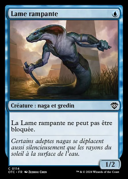 Lame rampante, carte Magic OTC 114 — extension Outlaws of Thunder Junction Commander