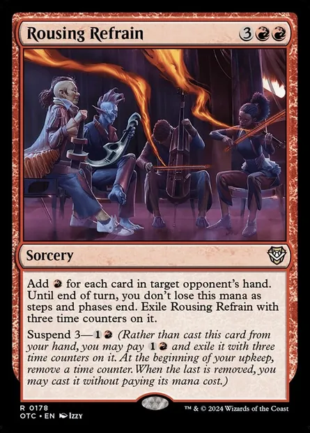 Rousing Refrain, Magic card OTC 178 — Outlaws of Thunder Junction Commander set