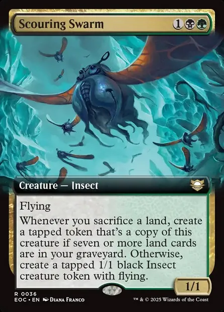 Scouring Swarm, Magic card EOC 36 — Edge of Eternities Commander set