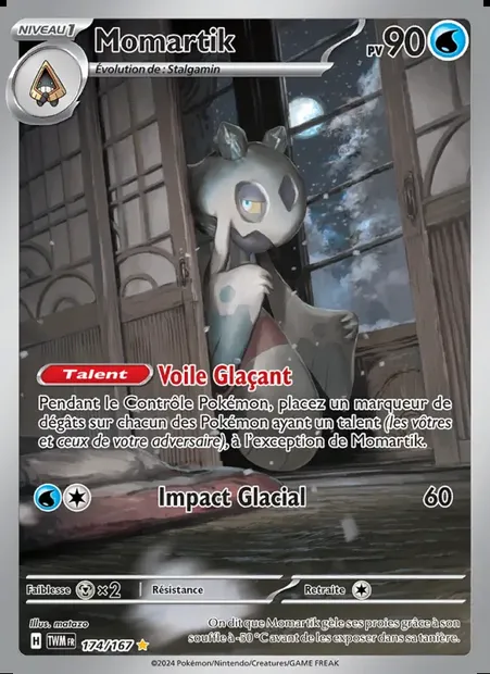 Momartik, carte Pokémon TWM 174 — extension Mascarade Crépusculaire