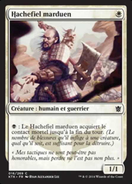 Hachefiel marduen, carte Magic KTK 16 — extension Les Khans de Tarkir