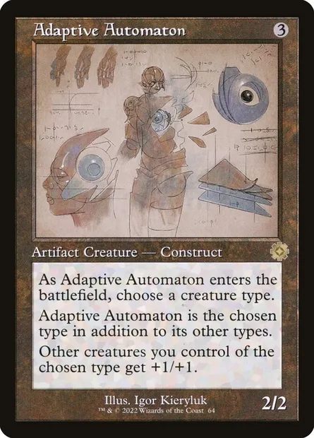 Adaptive Automaton, Magic card BRR 64 — The Brothers' War Retro Artifacts set