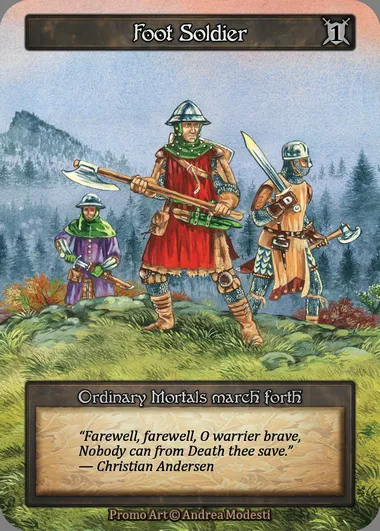 Foot Soldier, carte Sorcery PRO 032 — extension Promotional