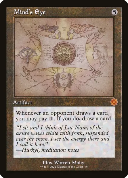 Mind's Eye, Magic card BRR 96 — The Brothers' War Retro Artifacts set