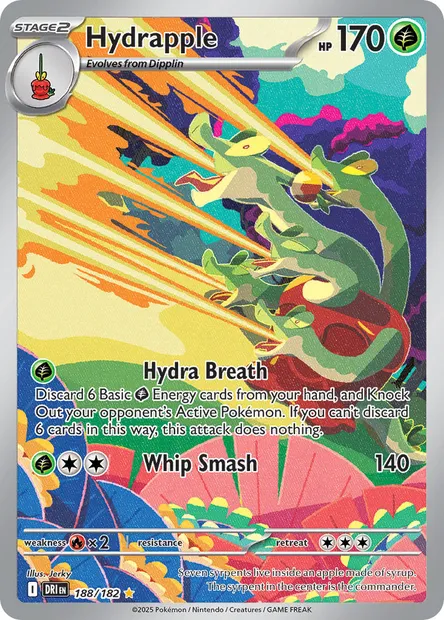 Hydrapple, Pokémon card DRI 188 — Destined Rivals set