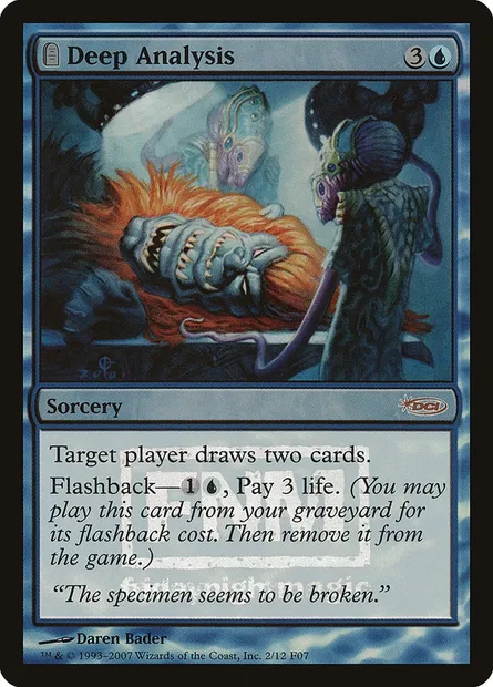 Analyse en profondeur, carte Magic F07 2 — extension Friday Night Magic 2007