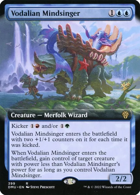 Vodalian Mindsinger, Magic card DMU 399 — Dominaria United set