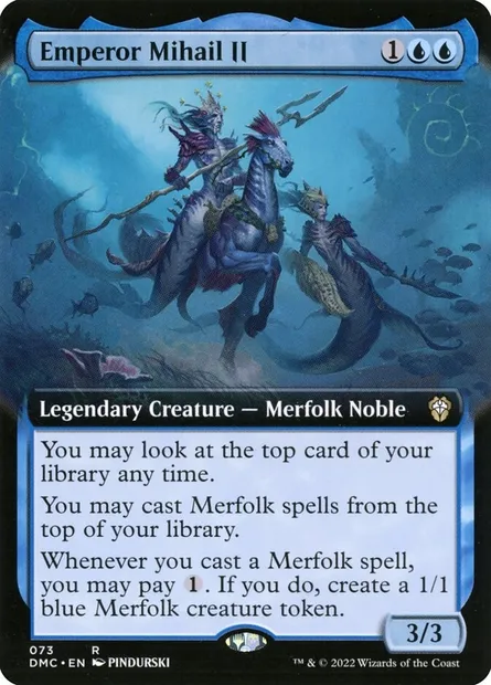 Emperor Mihail II, Magic card DMC 73 — Dominaria United Commander set