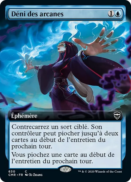 Déni des arcanes, carte Magic CMR 630 — extension Commander Legends