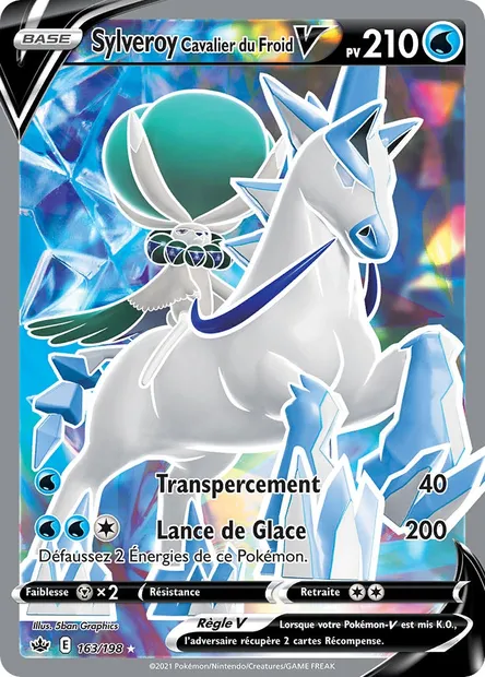 Sylveroy Cavalier du Froid V, carte Pokémon CRE 163 — extension Règne de Glace