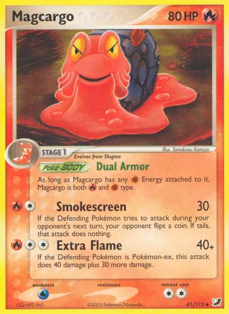 Magcargo, Pokémon card UF 41 — Unseen Forces set