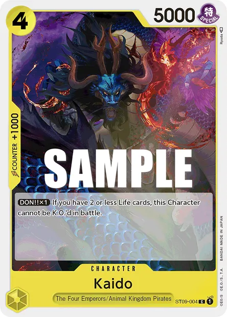 Kaido, carte One Piece ST09-004 — extension Yamato