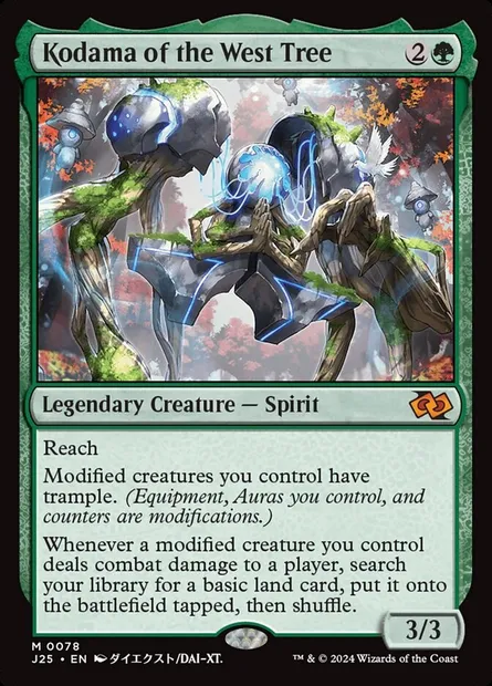 Kodama of the West Tree, Magic card J25 78 — Foundations Jumpstart set