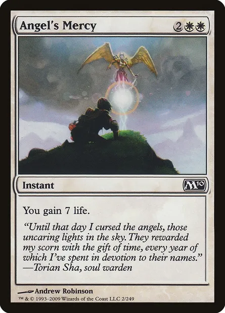 Angel's Mercy, Magic card M10 2 — Magic 2010 set