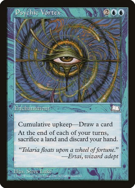 Vortex psychique, carte Magic WTH 50 — extension Aquilon