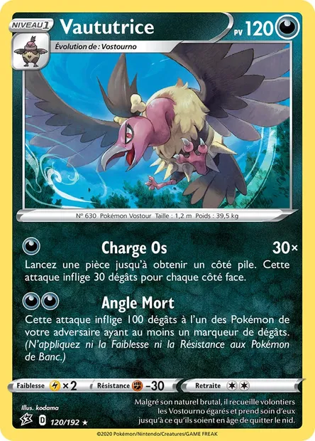 Vaututrice, carte Pokémon RCL 120 — extension Clash des Rebelles