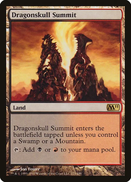 Dragonskull Summit, Magic card M11 223 — Magic 2011 set