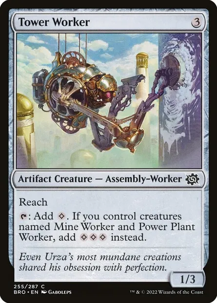 Tower Worker, Magic card BRO 255 — The Brothers' War set