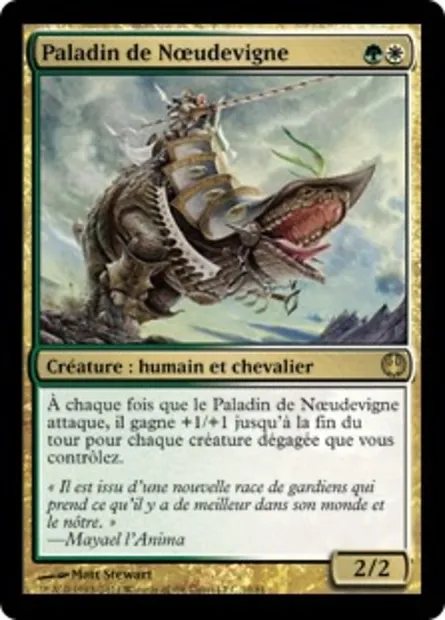 Paladin de Nœudevigne, carte Magic DDG 10 — extension Duel Decks: Knights vs. Dragons